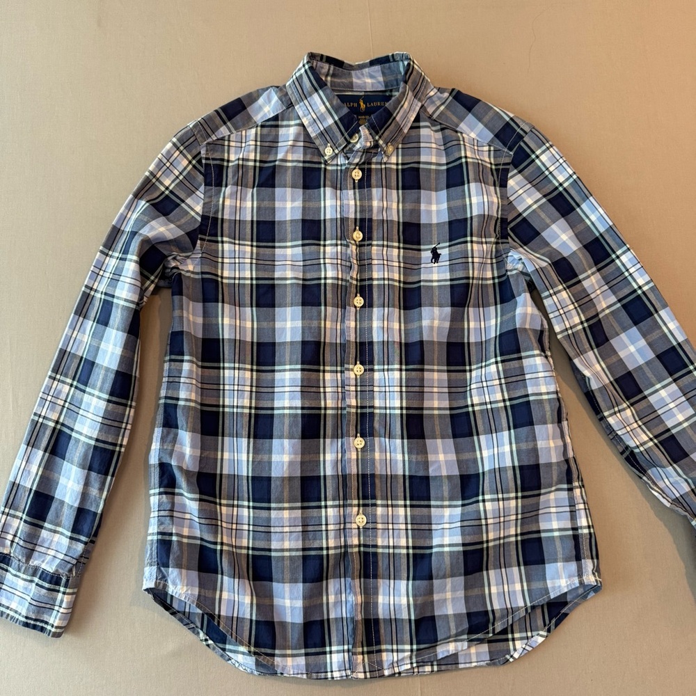 Ralph Lauren Classic Plaid Boys' Button Down Shirt